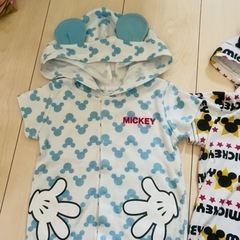 ミッキーなりきり服 80cm ２枚セットの画像