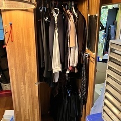 家具 収納家具 洋服掛けの画像