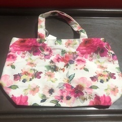 花柄トートバッグ