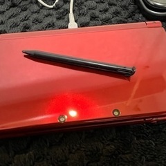 ★美品★Newニンテンドー3DS LL メタリックレッド 本体 ケース 充電器の画像