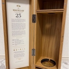 マッカラン25 空箱　空瓶の画像