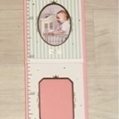 フォトフレーム付き身長計