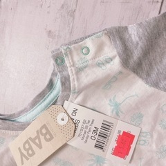 H2306 新品　コットンオン　ベビー　60 70 トップス　半袖　シャツ　夏の画像