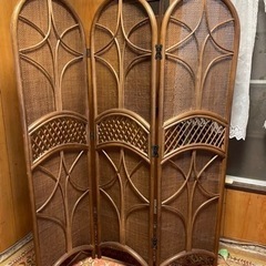【お安くお譲りします】ラタンパテーション