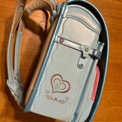 【ランドセル】水色＆ピンクスティッチの画像