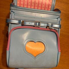 【ランドセル】水色＆ピンクスティッチの画像