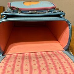 【ランドセル】水色＆ピンクスティッチの画像