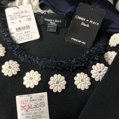 (決まりました)半袖サマーニット・レース付きTシャツ2点セットの画像