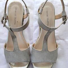 【中古品】ウェッジソールサンダル　おしゃれ　