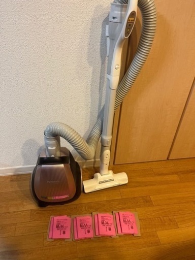 パナソニック 紙パック式掃除機 ピンクシャンパン MC-PK20A-P