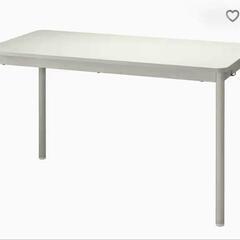 目立つ傷汚れなし IKEA テーブル トッマリード ライトグレー...