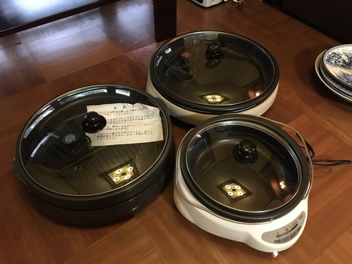 一個あたりの価格　ホットプレート　グリル鍋　タイガー　東芝　ナショナル