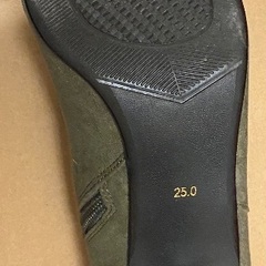 RANDA カーキ ブーティ　25cmの画像