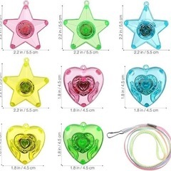 7/10まで　【おまけ可】 お祭りに！おもちゃとして LEDライト　ピカピカペンダント　約40個　※子供イベントの場合値下げありの画像