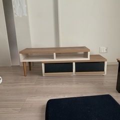12/5まで【中古】テレビ台　スライド式 楽天市場】テレビ台 脚部組立式 LV-81-150W 幅1500x奥行400x高さ