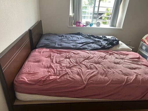 シングルベット ２台 シモンズ beautyrest ビューティレスト プレミアム　高級　ベット