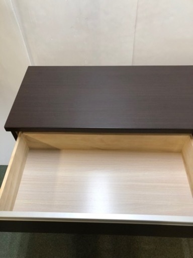 ニトリ　イーグル　120-4 4段ローチェスト　整理タンス ニトリ 天然木 ローチェスト(KW-301 120-4 MBR) タンス : ニトリ
