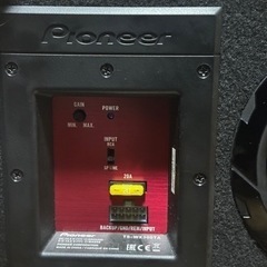 Pioneer パワードウーファー TS-WX300TA ジャンク品 訳ありの画像
