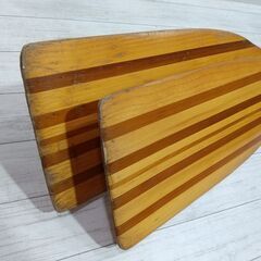 Alcide Quessy & Fils inc/カナディアンカヌー/パドル/152㎝/木製/２本/カナダ製/オール/船/E1DR0505の画像