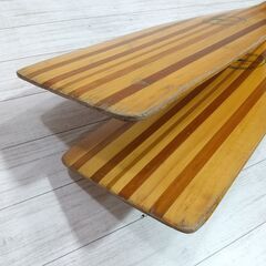 Alcide Quessy & Fils inc/カナディアンカヌー/パドル/152㎝/木製/２本/カナダ製/オール/船/E1DR0505の画像