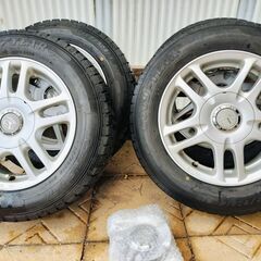 格安！激安！★中古アルミホイール＋スタッドレス（165/70R1...