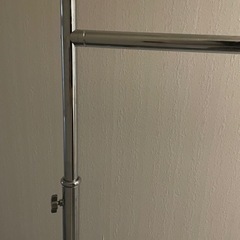 ハンガーラック　ロング　シルバー　　什器　衣装ラックの画像
