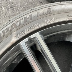 車のパーツ タイヤ、ホイール  アルファード　ヴェルファイア　19インチAnhelo ヴァルデス　アネーロ の画像