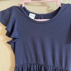 【美品】アンシャンテプティのノースリーブワンピース 130の画像