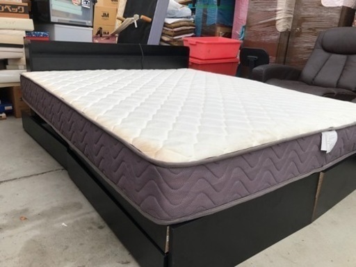 ニトリ クイーンベッド マットレスセット 幅170cm　