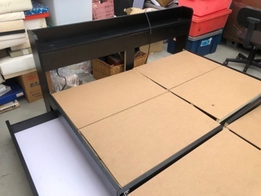 ニトリ クイーンベッド マットレスセット 幅170cm　