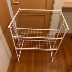 決まりました。美品 押入れハンガーラック(購入価格5,980円)上下左右伸縮スライドの画像
