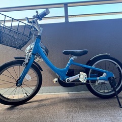16インチ自転車（カゴ・補助輪付き）