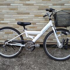 中古自転車 6段変速 24インチ LEDオートライト 軽整備済み 防犯登録対応 町田市 相模原市 MM309