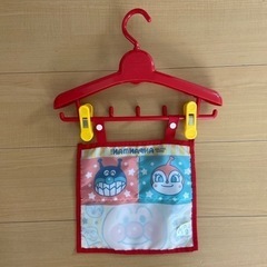 アンパンマン  ハンガー　小物入れの画像