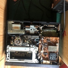 ジャンク VHSビデオデッキ ナショナル NV-1000HD 1986年 コンセント先無しの画像