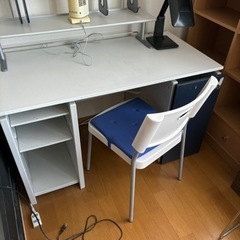 終了しました　デスク、イス、ライト無料
