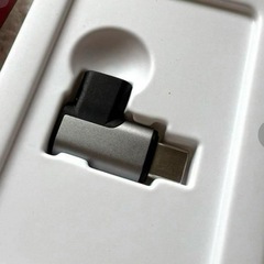 【typeC変換アダプター✨】シルバー タイプ コネクタ 充電 転送の画像
