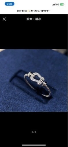 【ハイセンス✨】ホースシュー型リング　メンズ　レディース