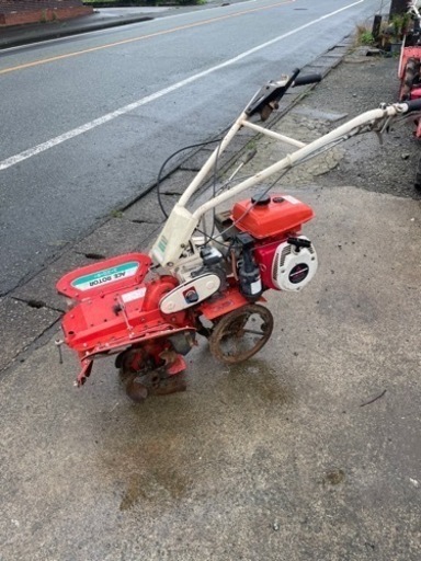 管理機　エースローター　溝掘　土寄せ