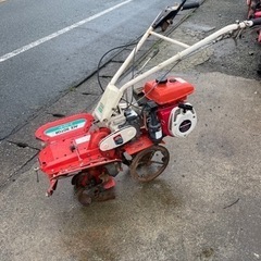 管理機　エースローター　溝掘　土寄せ
