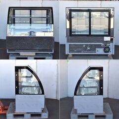 ≪yt1436ジ≫レマコム 高湿対面冷蔵ショーケース RCS-K120S2LA 幅120cm AC100V 通電確認済 脚部難あり 現状品 60316-06の画像