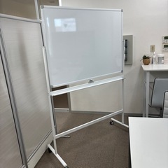 両面ホワイトボード 脚付き 反転可能 1200×900mm