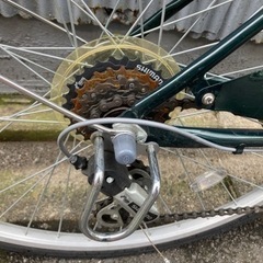 27インチシティサイクル　ダークグリーンの画像