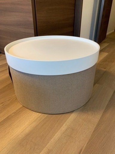 【大幅値下げ】SOFTLINE リビングテーブル　ベージュ 直径60 / 高さ35cm