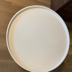 【大幅値下げ】SOFTLINE リビングテーブル　ベージュ 直径60 / 高さ35cmの画像