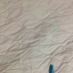 ☺️敷パッド　カバー一体型　S 117✖️188cm  薄ピンクの画像