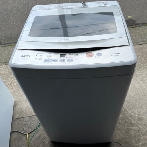 G-48 AQUA 全自動【決まりました】電気洗濯機 AQW-S5M 5.0kg 2021年製