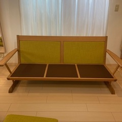 飛騨産業　家具 ソファ 3人掛けソファの画像