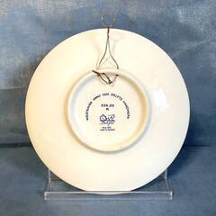 【終】【Y109】WESTRAVEN ANNO 1661 DELFTS HANDWERK/絵皿/飾皿/鳥 花の画像