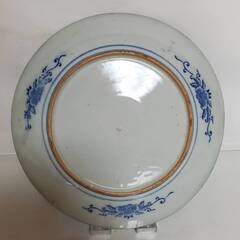 【終】【Y675】奥山庫/大皿/骨董品/時代物/伊万里焼/明治時代/3枚セット/直径約30㎝/の画像